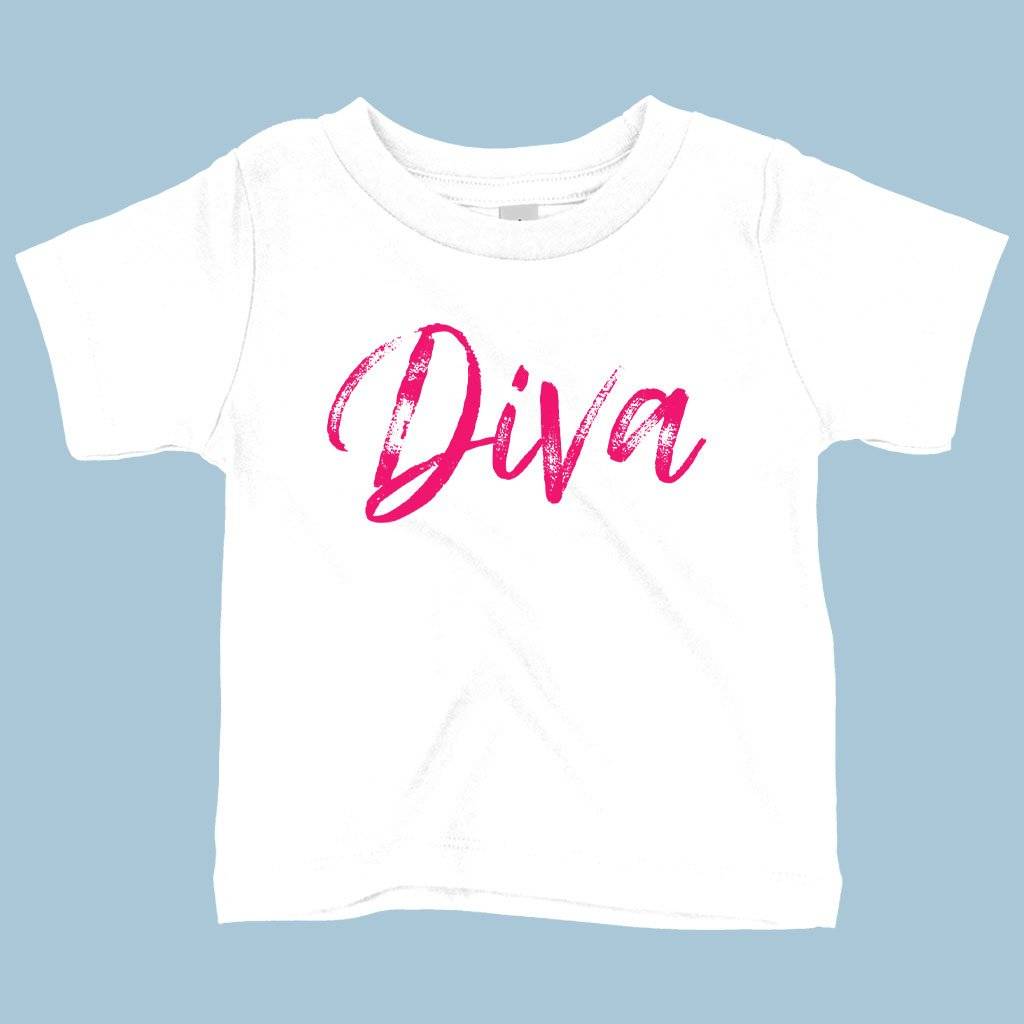 79388-270a69.jpeg Baby Diva T-Shirt - Diva Apparel Baby Clothing Kids & Baby Color : Yellow|White|Navy