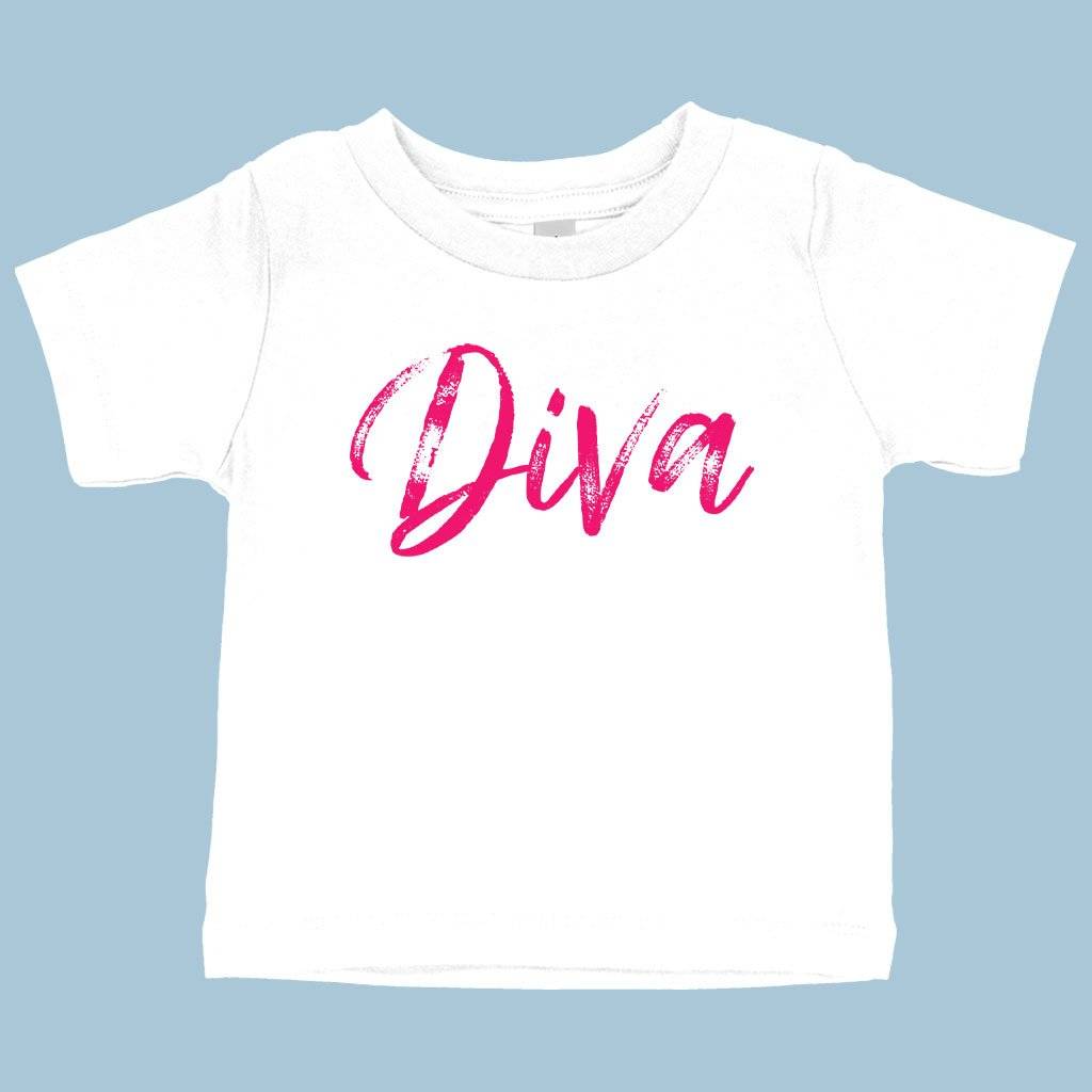 79388-a6e8c9.jpeg Baby Diva T-Shirt - Diva Apparel Baby Clothing Kids & Baby Color : Yellow|White|Navy