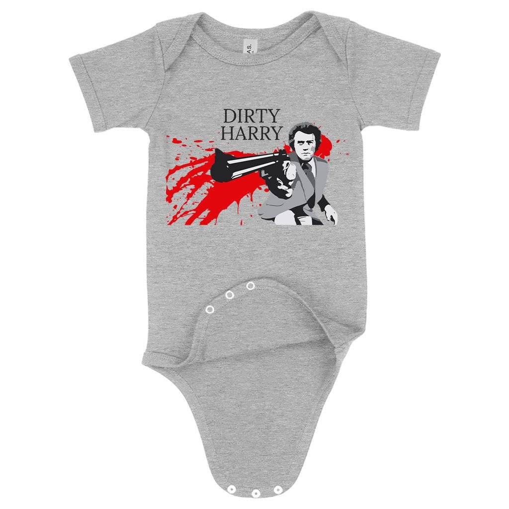 79393-25725c.jpeg Baby Dirty Harry Onesie - Dirty Harry Gifts Baby Clothing Kids & Baby Color : Peach Triblend|Ice Blue Triblend|Gray Triblend