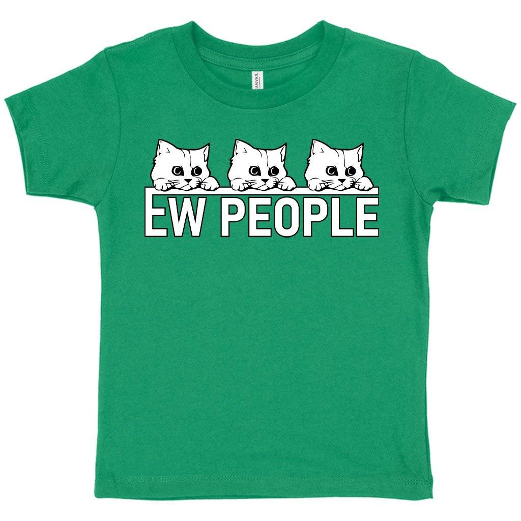 79524-7c1454.jpeg Toddler Ew People T-Shirt - Sarcasm T-Shirt Kids & Baby Toddler Clothing Color : Kelly|Heather Red|Heather Columbia Blue