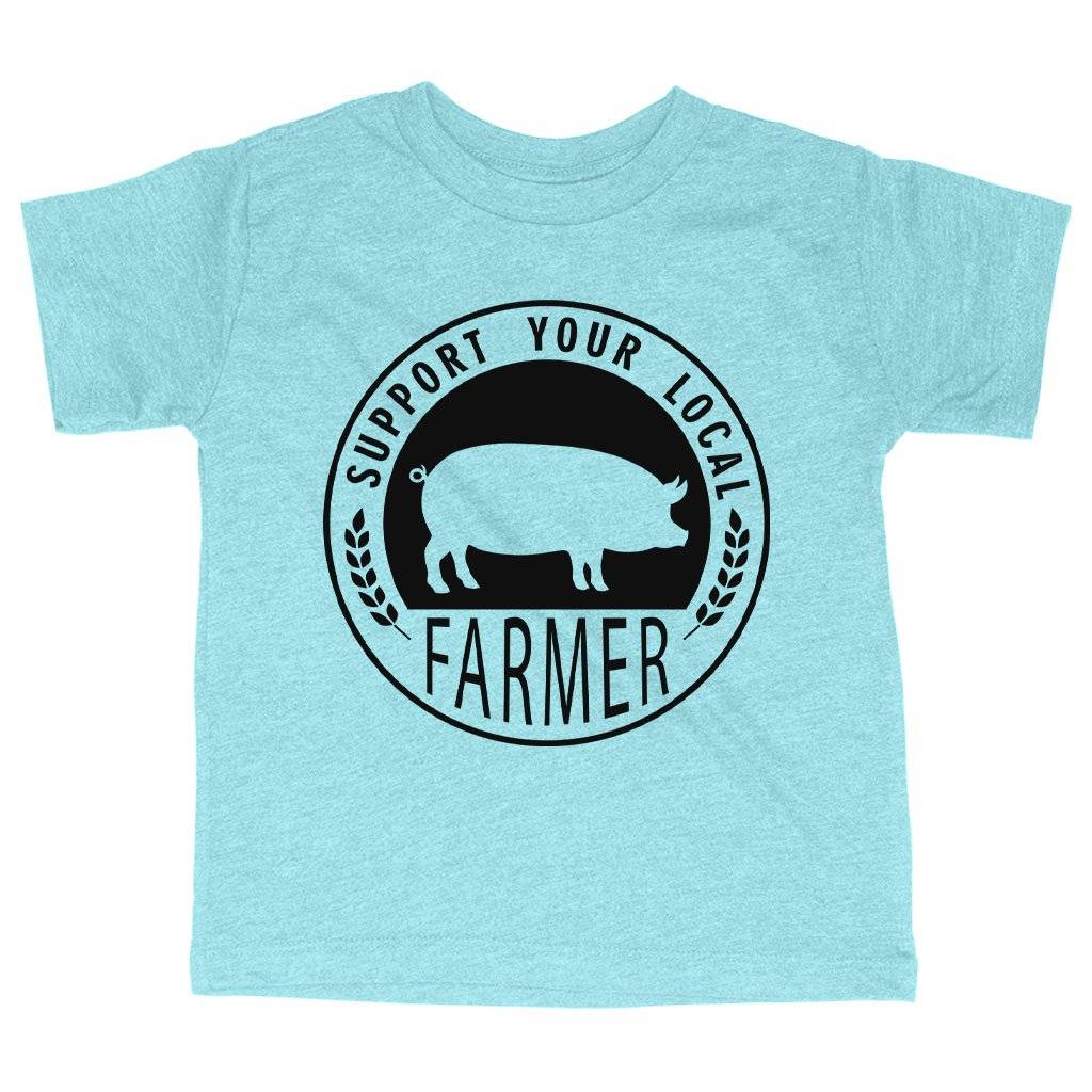 79536-9fb77b.jpeg Triblend Toddler Support Your Local Farmer T-Shirt - Farmers' Market T-Shirts - T-Shirts for Farmers Kids & Baby Toddler Clothing Color : Ice Blue Triblend|Olive Triblend|Peach Triblend