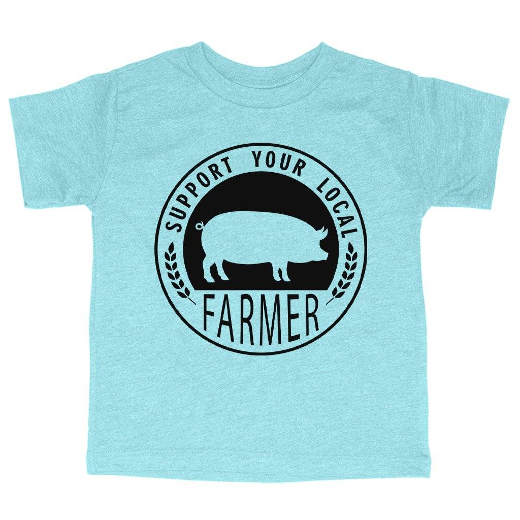 79536-edd78d.jpeg Triblend Toddler Support Your Local Farmer T-Shirt - Farmers' Market T-Shirts - T-Shirts for Farmers Kids & Baby Toddler Clothing Color : Ice Blue Triblend|Olive Triblend|Peach Triblend