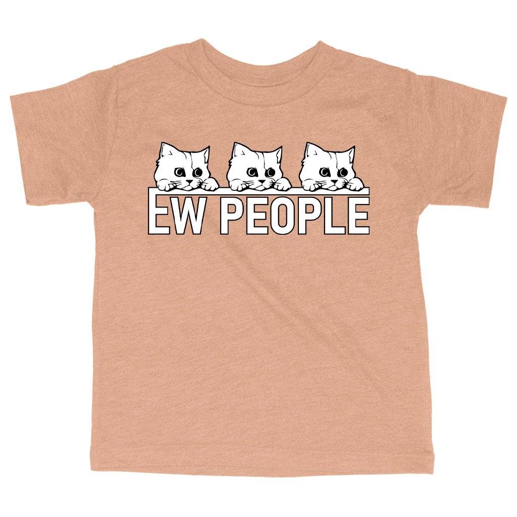 79537-cdc8a8.jpeg Triblend Toddler Ew People T-Shirt - Sarcasm T-Shirt Kids & Baby Toddler Clothing Color : Ice Blue Triblend|Olive Triblend|Peach Triblend