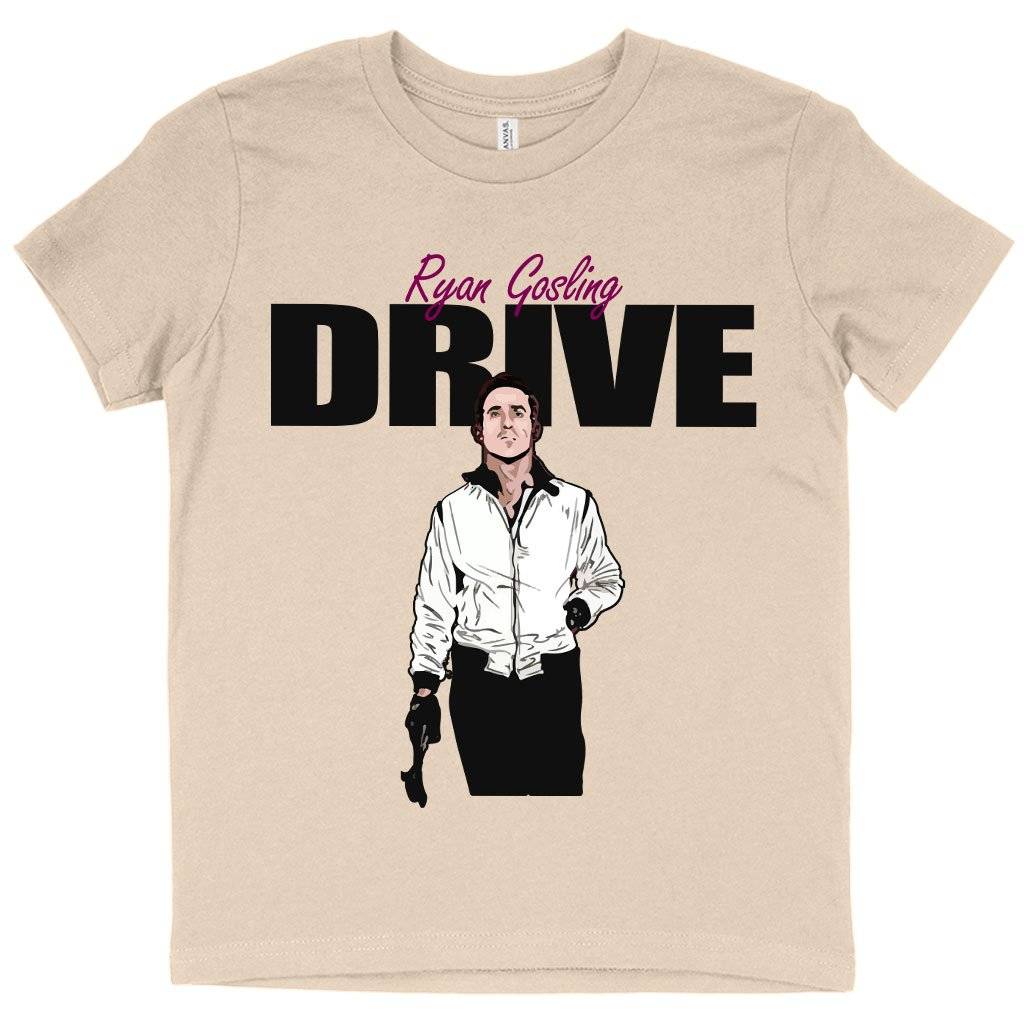 79670-bc3c00.jpeg Kids' Drive T-Shirt - Ryan Gosling T-Shirt Kids & Baby Kids' Clothing Color : White|Natural|Black