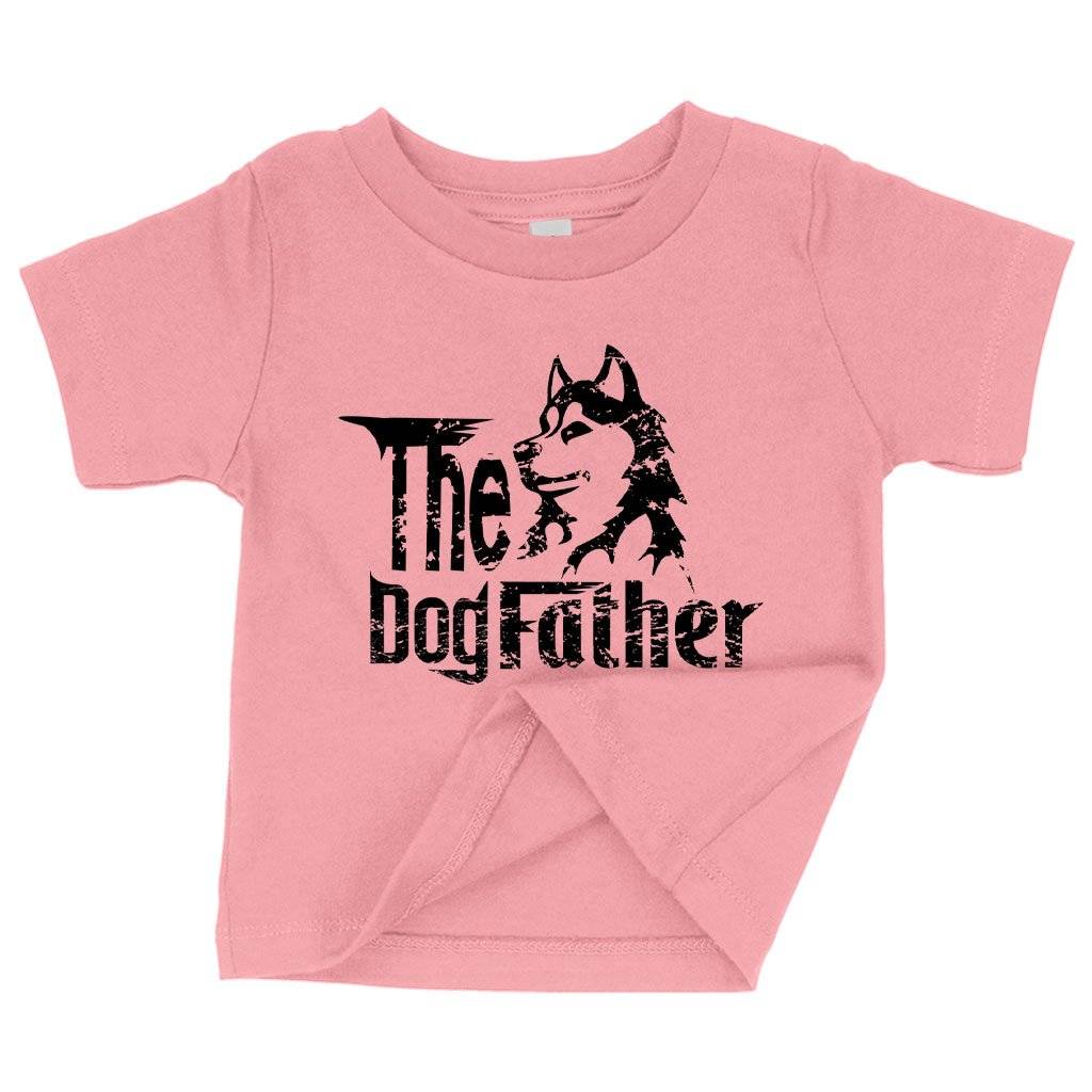 79907-34c659.jpeg Baby The Dogfather T-Shirt - Dog Lover T-Shirts Baby Clothing Kids & Baby Color : Navy|Athletic Heather|Pink