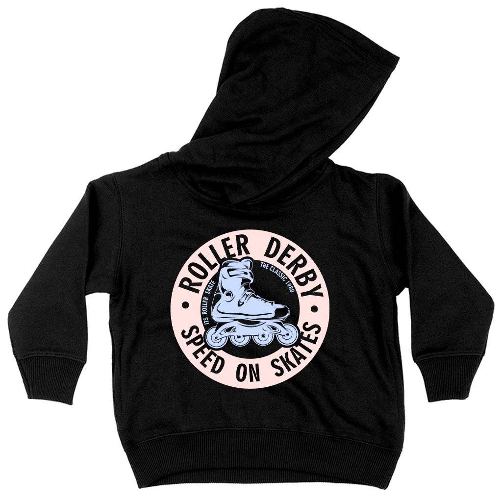 80031-edc060.jpeg Toddler Roller Derby Speed on Skates Hoodie - Roller Derby Clothes Kids & Baby Toddler Clothing Color : White|Black|Pink