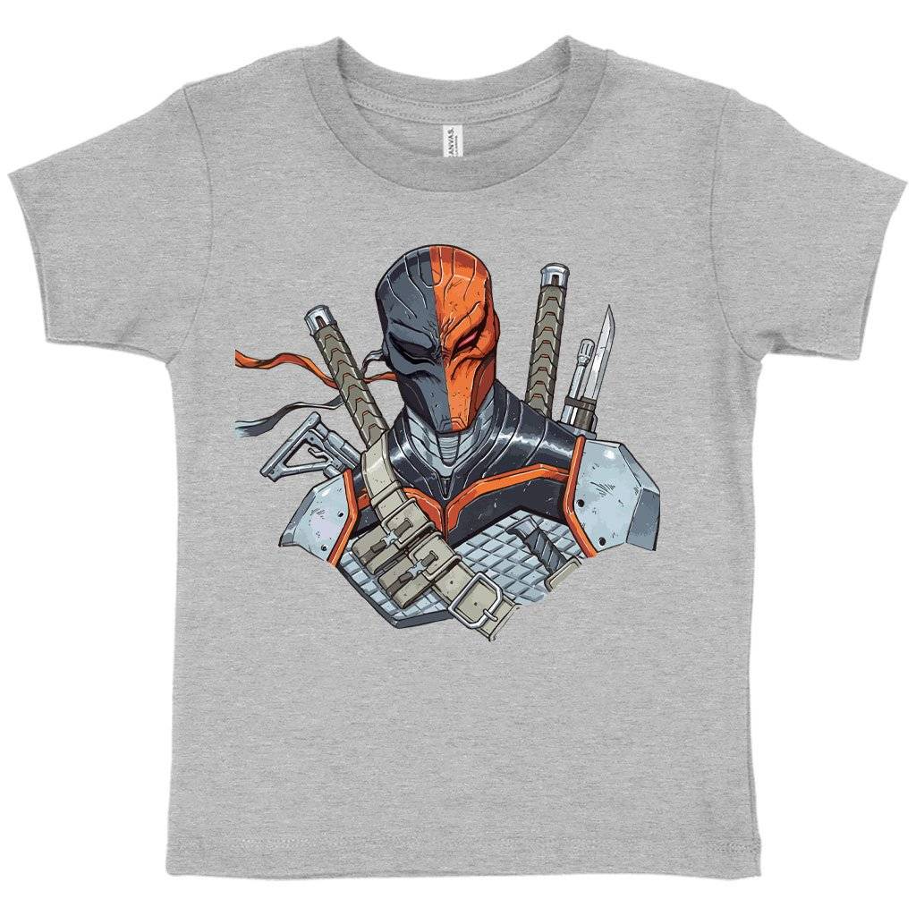 80034-211c77.jpeg Toddler Deathstroke T-Shirt - Comic Book T-Shirts Kids & Baby Toddler Clothing Color : Athletic Heather|Heather Dust|Kelly