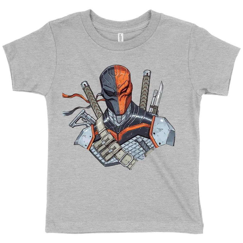 80034-2503c4.jpeg Toddler Deathstroke T-Shirt - Comic Book T-Shirts Kids & Baby Toddler Clothing Color : Athletic Heather|Heather Dust|Kelly