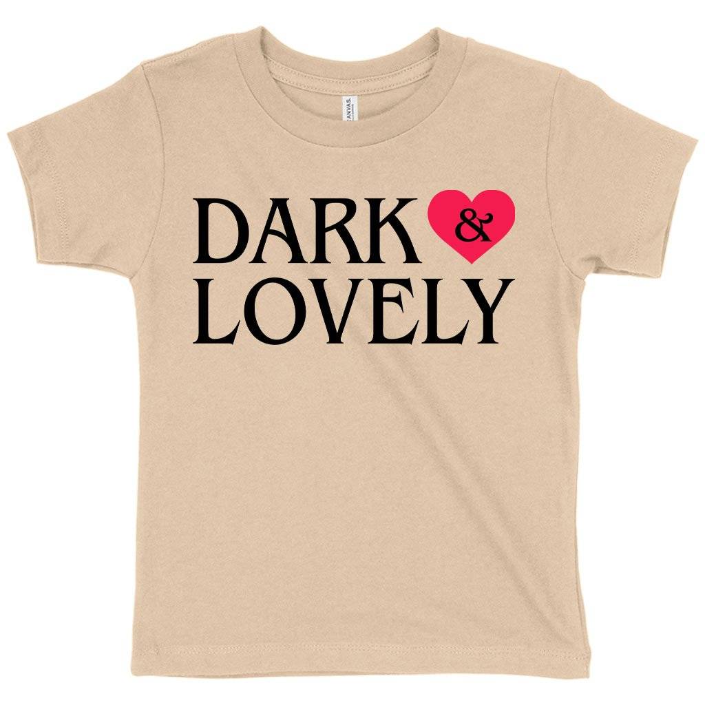 80036-64eb19.jpeg Toddler Dark and Lovely T-Shirt - Graphic T-Shirt Kids & Baby Toddler Clothing Color : Heather Dust|Heather Yellow Gold|Kelly