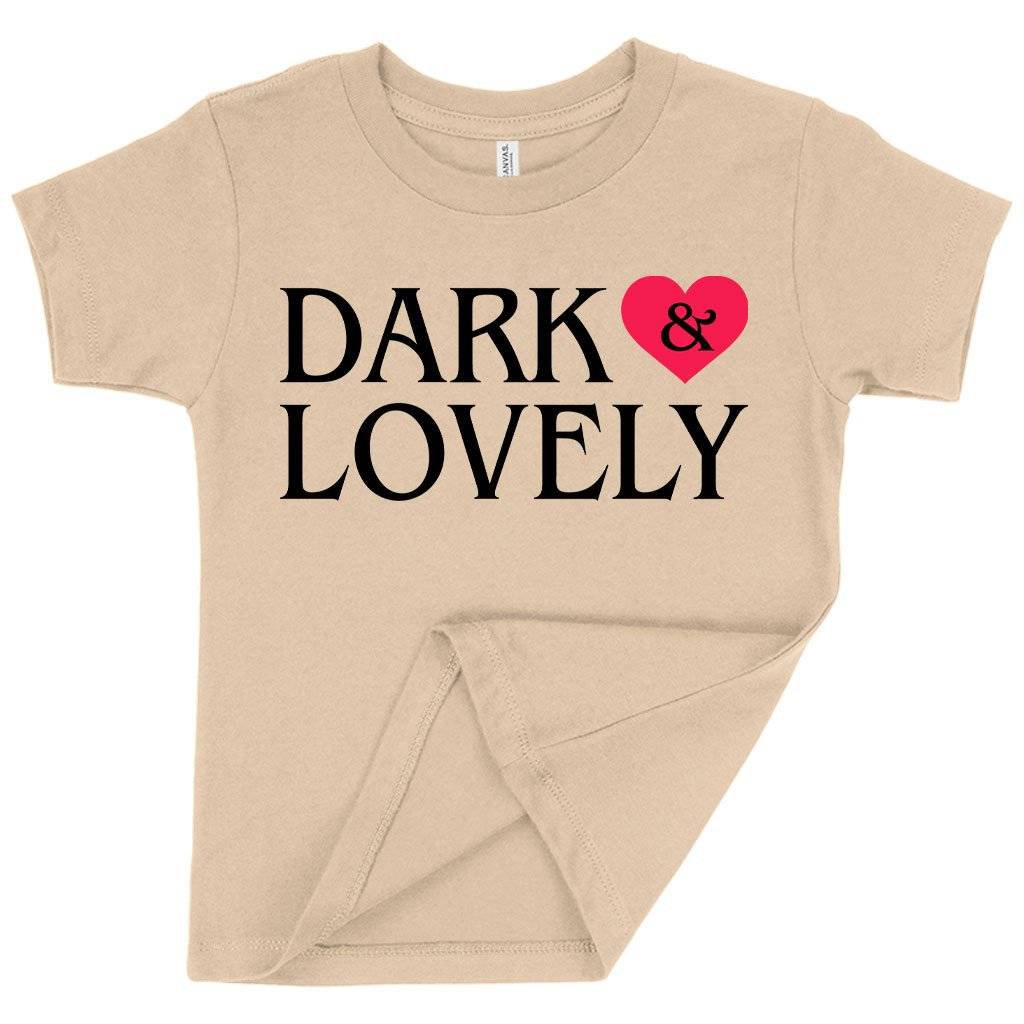 80036-a5b02f.jpeg Toddler Dark and Lovely T-Shirt - Graphic T-Shirt Kids & Baby Toddler Clothing Color : Heather Dust|Heather Yellow Gold|Kelly