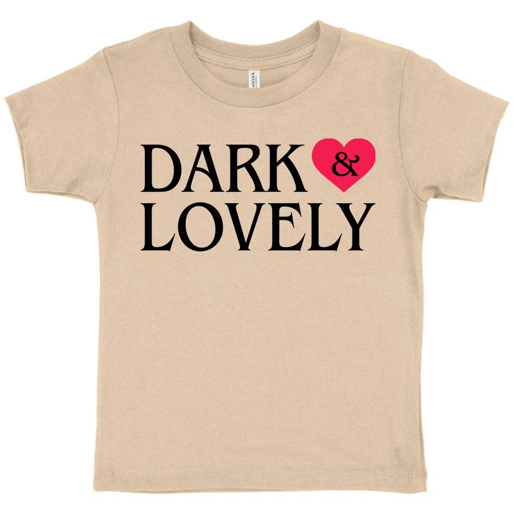 80036-f73c4d.jpeg Toddler Dark and Lovely T-Shirt - Graphic T-Shirt Kids & Baby Toddler Clothing Color : Heather Dust|Heather Yellow Gold|Kelly