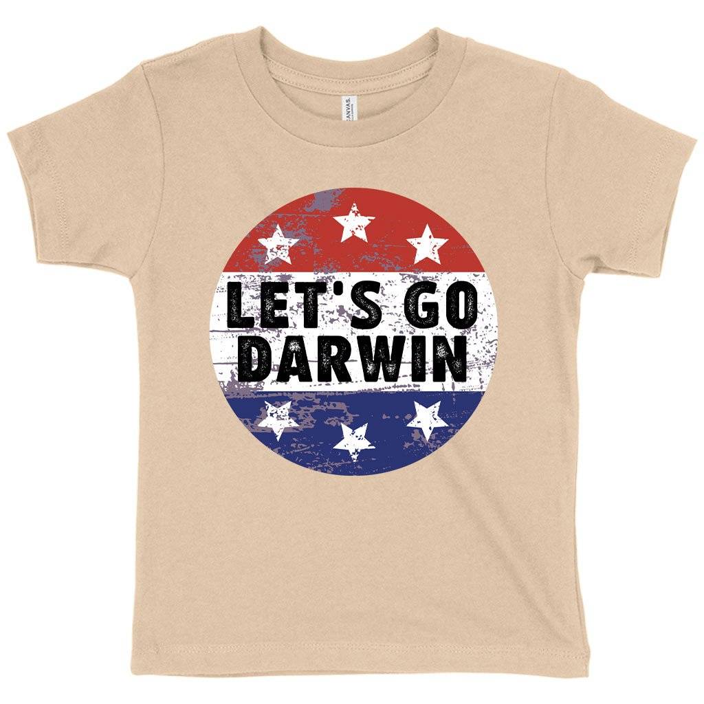 80043-5ea0ac.jpeg Toddler Let's Go Darwin T-Shirt - Charles Darwin Funny T-Shirt Kids & Baby Toddler Clothing Color : Heather Dust|Heather Yellow Gold|Athletic Heather