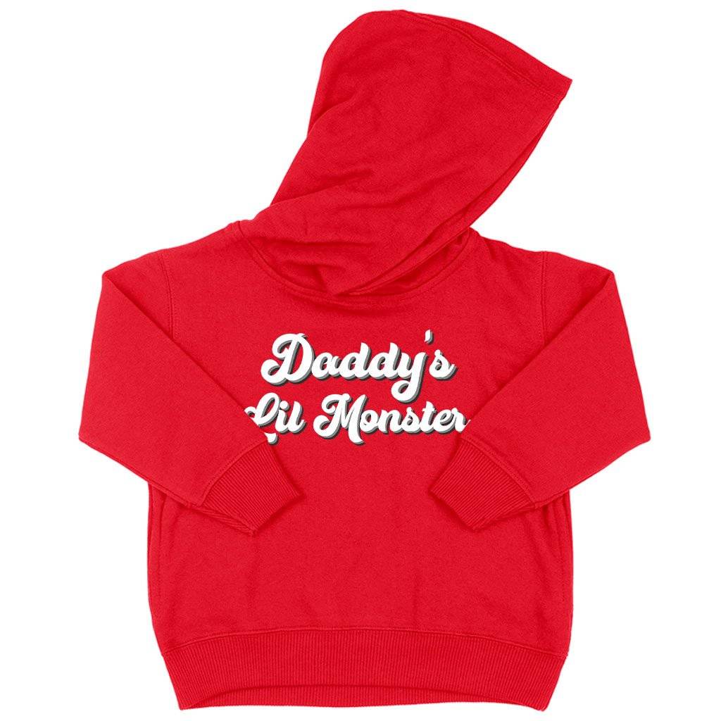 80045-66cac4.jpeg Toddler Daddy's Lil Monster Hoodie - Family Hoodies Kids & Baby Toddler Clothing Color : Kelly|Red|Pink