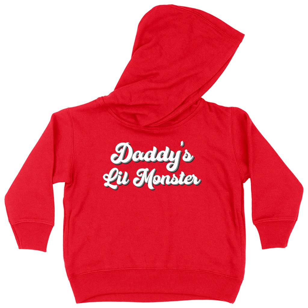 80045-76a4e0.jpeg Toddler Daddy's Lil Monster Hoodie - Family Hoodies Kids & Baby Toddler Clothing Color : Kelly|Red|Pink