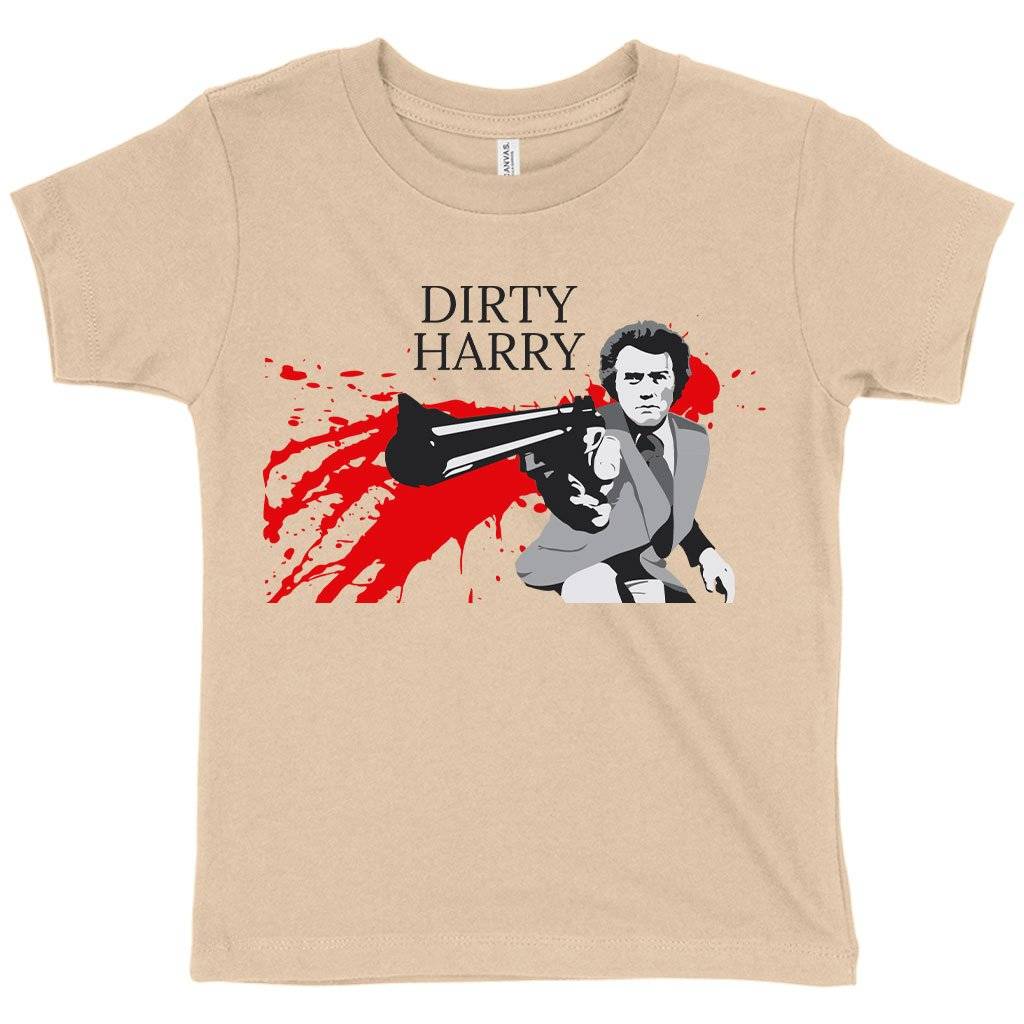 80369-d83e45.jpeg Toddler Dirty Harry T-Shirt - Dirty Harry Gifts Kids & Baby Toddler Clothing Color : Heather Yellow Gold|Heather Dust|Heather Columbia Blue