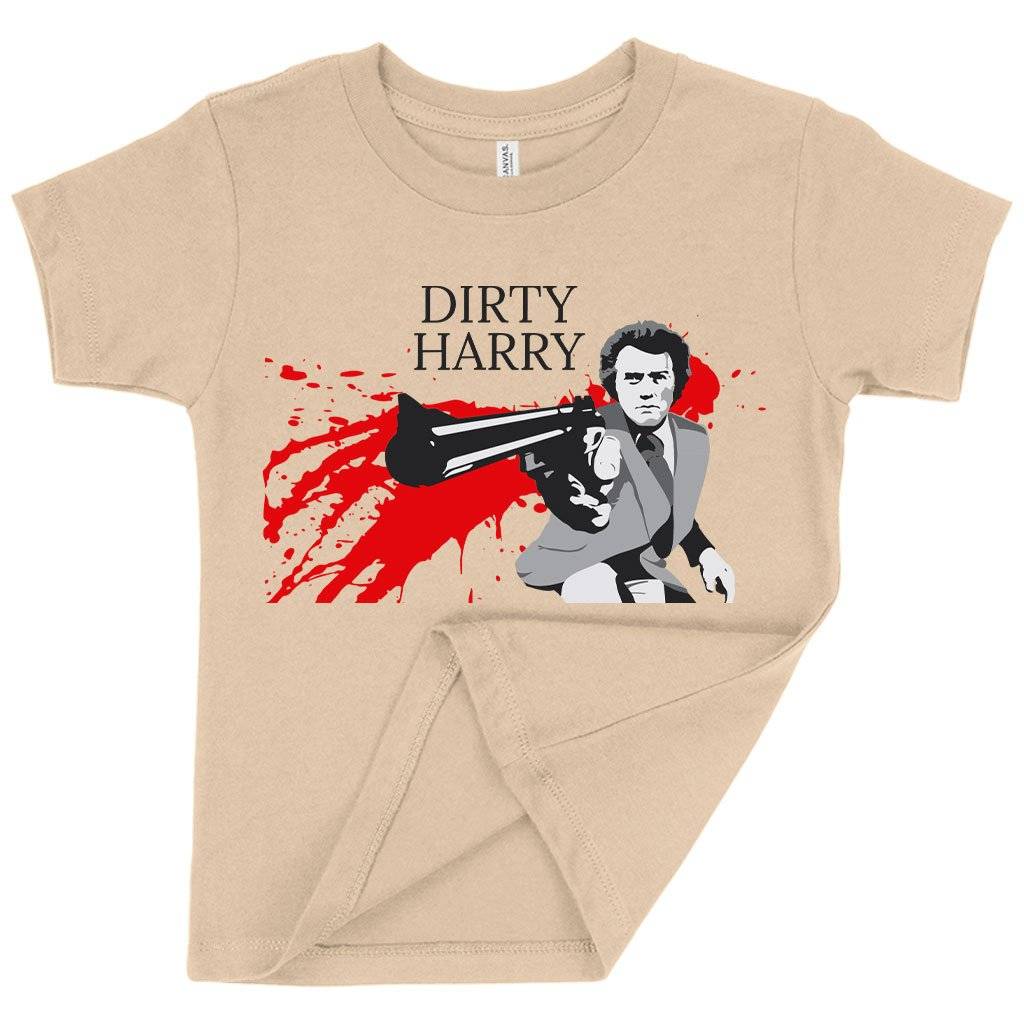 80369-fcf58d.jpeg Toddler Dirty Harry T-Shirt - Dirty Harry Gifts Kids & Baby Toddler Clothing Color : Heather Yellow Gold|Heather Dust|Heather Columbia Blue