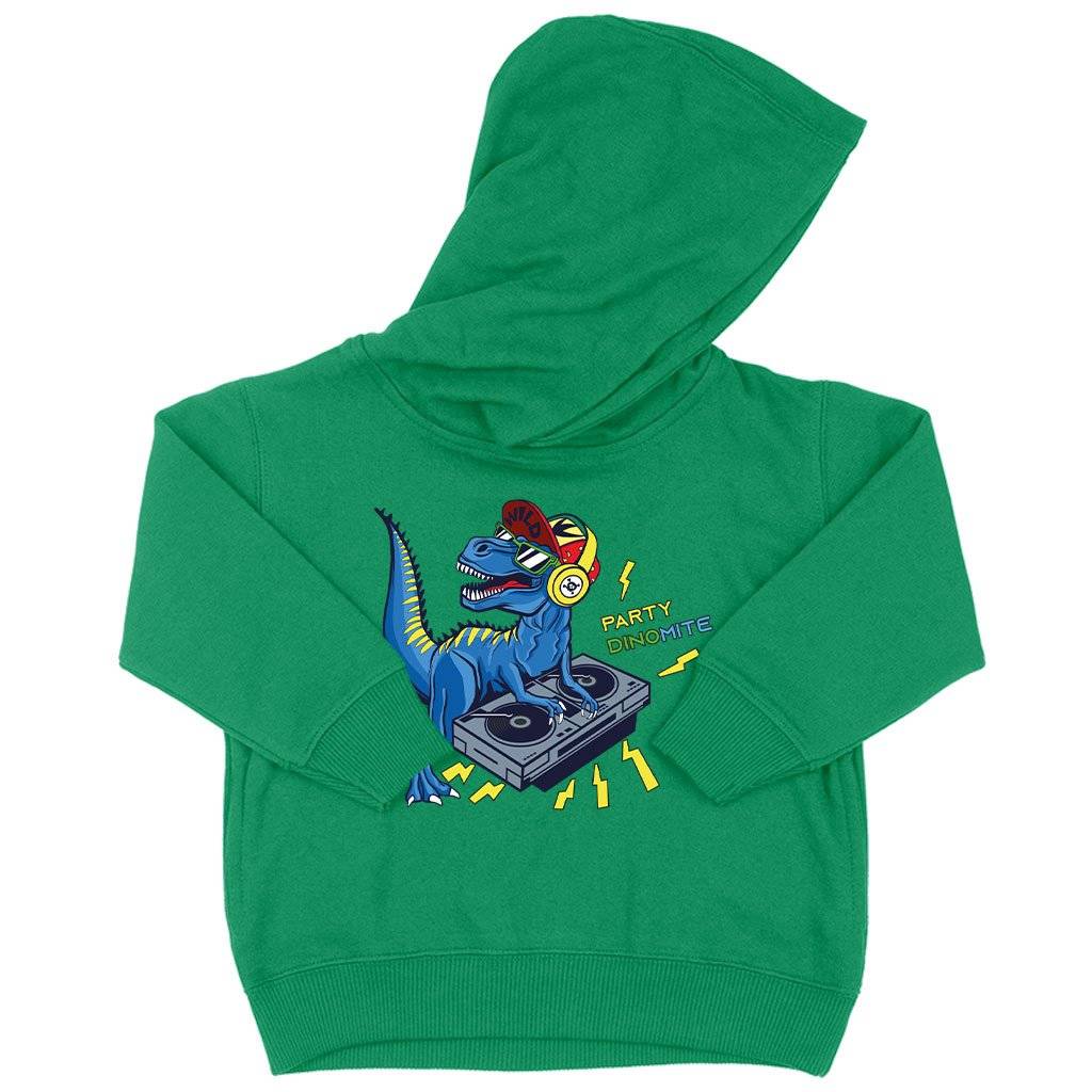 80377-a115c2.jpeg Toddler Party DinoMite Hoodie - Dinosaur Hoodie Kids & Baby Toddler Clothing Color : Kelly|Turquoise|White