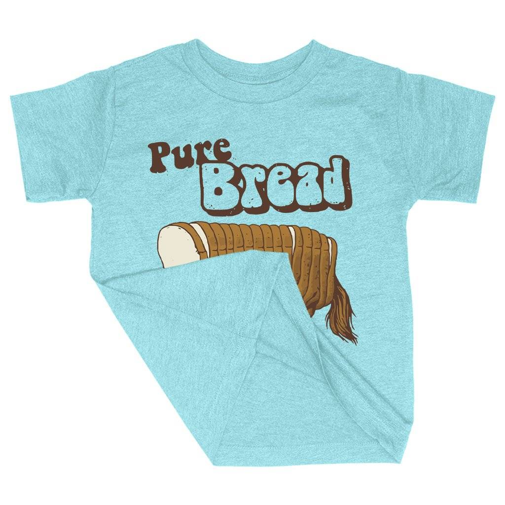 Triblend Toddler Pure Bread T-Shirt - Funny T-Shirts Kids & Baby Toddler Clothing Color : Ice Blue Triblend|Olive Triblend|Peach Triblend 