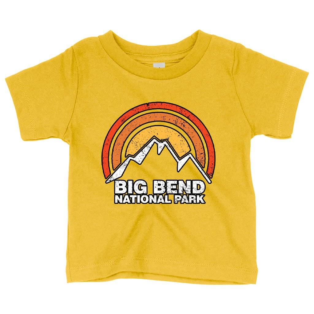80707-71cabb.jpeg Baby Big Bend T-Shirt - Mountain T-Shirt Baby Clothing Kids & Baby Color : Yellow|Navy|Heather Columbia Blue