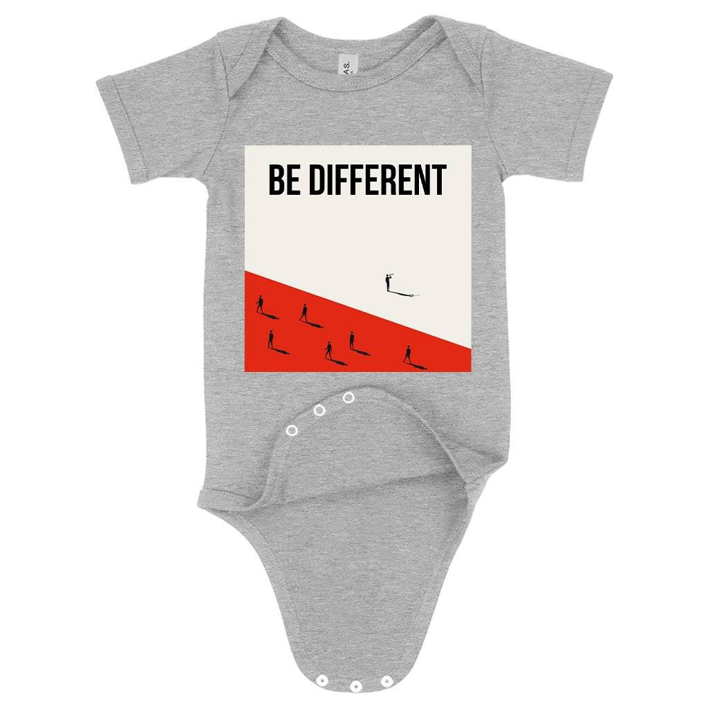 80711-9c40a8.jpeg Baby Be Different Onesie - Printed Onesies Baby Clothing Kids & Baby Color : Peach Triblend|Ice Blue Triblend|Gray Triblend