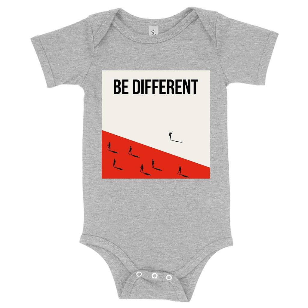 80711-fbfe87.jpeg Baby Be Different Onesie - Printed Onesies Baby Clothing Kids & Baby Color : Peach Triblend|Ice Blue Triblend|Gray Triblend