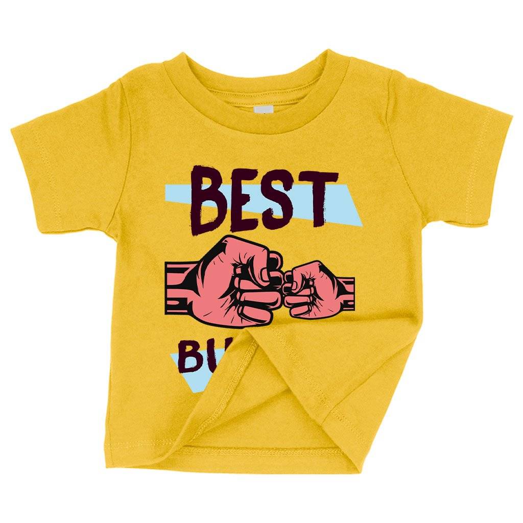 80712-b78f03.jpeg Baby Best Buddies T-Shirt - Best Friend Tee Shirts Baby Clothing Kids & Baby Color : White|Yellow|Navy