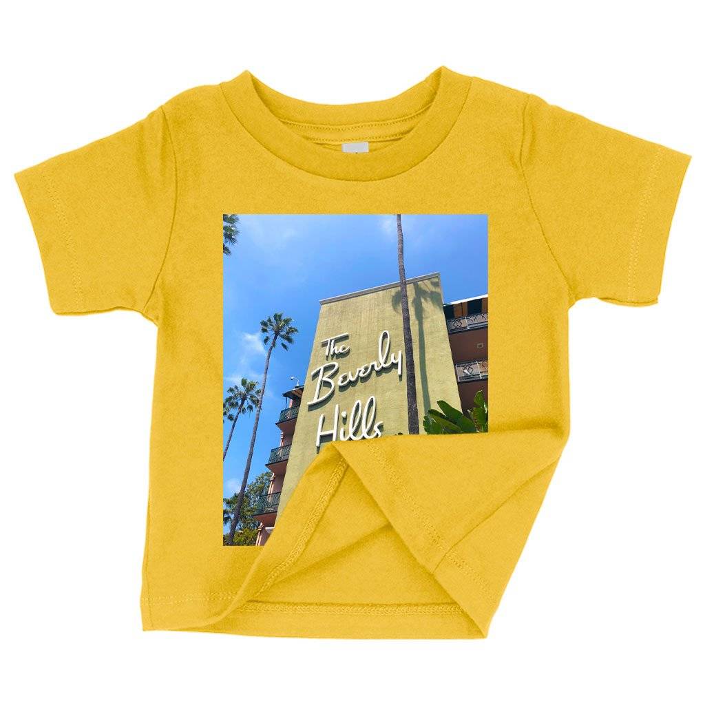 80715-be68f2.jpeg Baby Beverly Hills T-Shirt - 90210 T-Shirt Baby Clothing Kids & Baby Color : Yellow|Athletic Heather|Pink