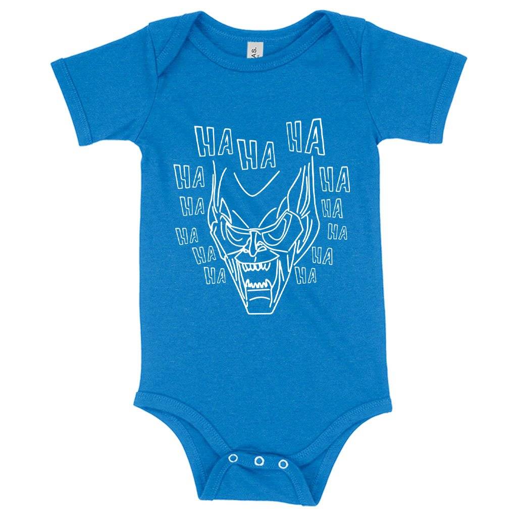 80842-c4ca72.jpeg Baby Jersey Green Goblin Onesie - Comic Book Onesies Baby Clothing Kids & Baby Color : White|Asphalt|Heather Columbia Blue