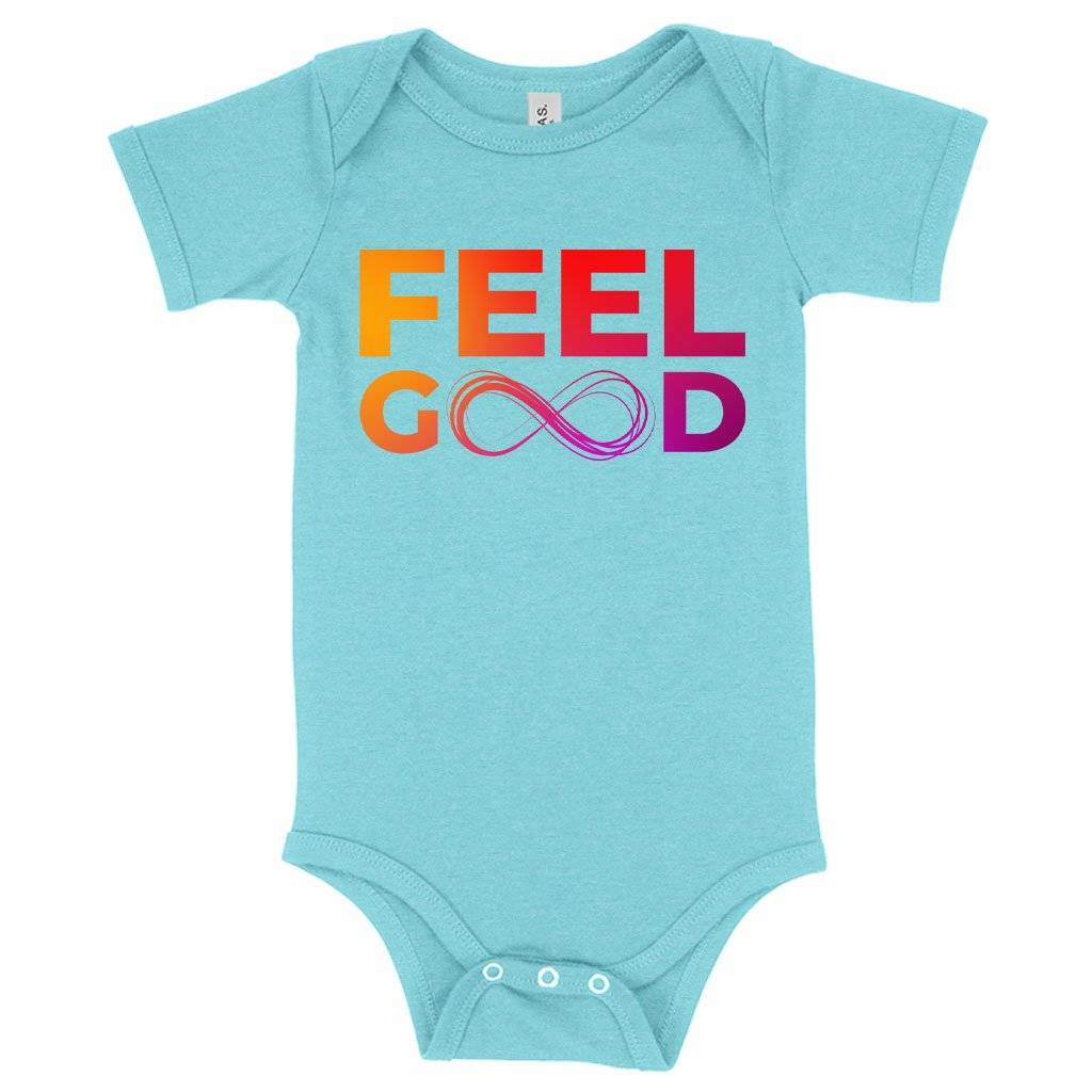80844-3faf3d.jpeg Baby Feel Good Onesie - Infinity Onesies Baby Clothing Kids & Baby Color : Gray Triblend|Ice Blue Triblend|Mauve Triblend