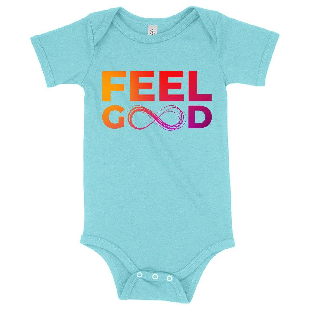 80844-f442ee.jpeg Baby Feel Good Onesie - Infinity Onesies Baby Clothing Kids & Baby Color : Gray Triblend|Ice Blue Triblend|Mauve Triblend