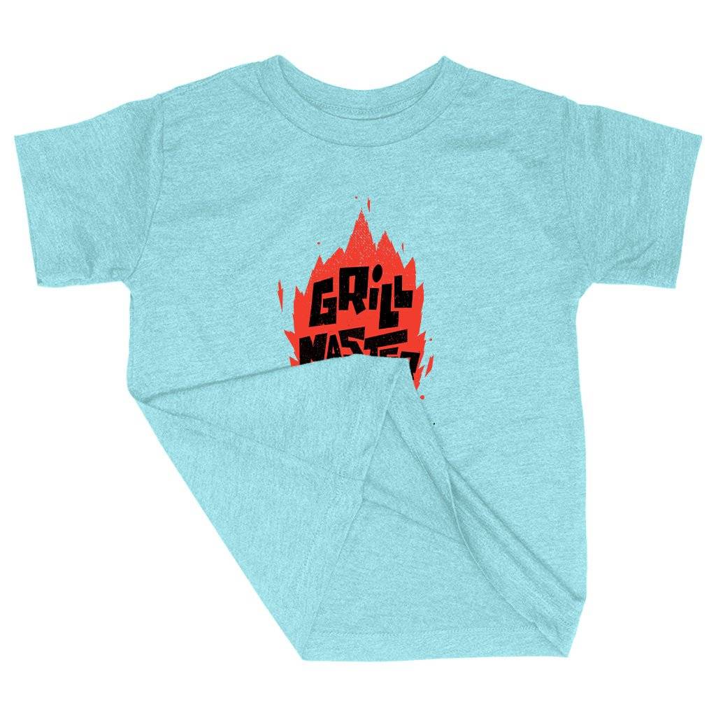 81098-b11710.jpeg Triblend Toddler Grill Master T-Shirt - Grilling T-Shirts Kids & Baby Toddler Clothing Color : Ice Blue Triblend|Olive Triblend|Peach Triblend