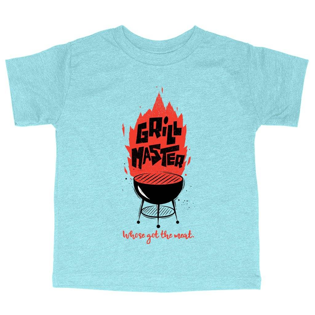 81098-d39225.jpeg Triblend Toddler Grill Master T-Shirt - Grilling T-Shirts Kids & Baby Toddler Clothing Color : Ice Blue Triblend|Olive Triblend|Peach Triblend
