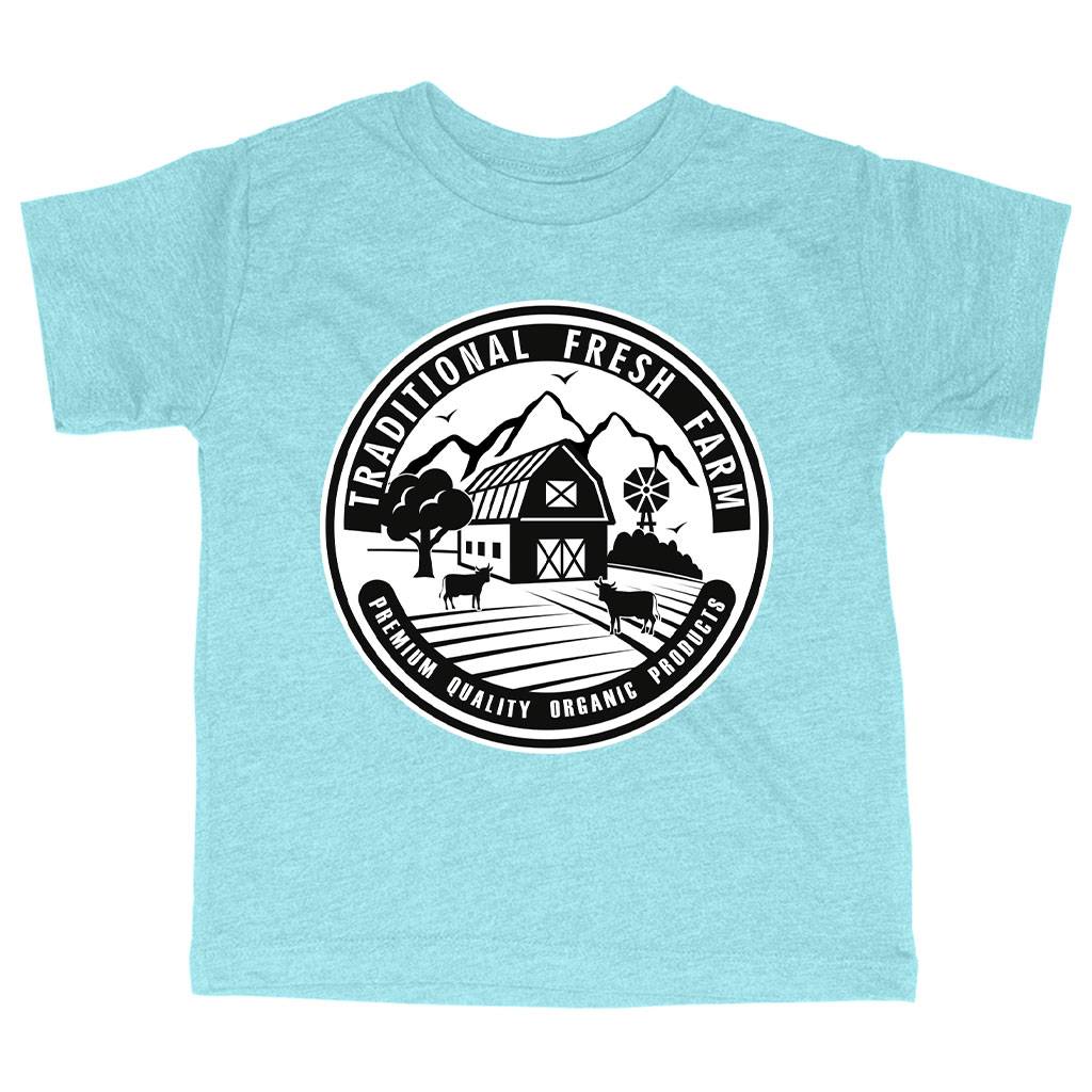 81103-71ae32.jpeg Triblend Toddler Traditional Fresh Farm T-Shirt - Farm Designs T-Shirt - Farm Themed T-Shirt Kids & Baby Toddler Clothing Color : Ice Blue Triblend|Olive Triblend|Peach Triblend