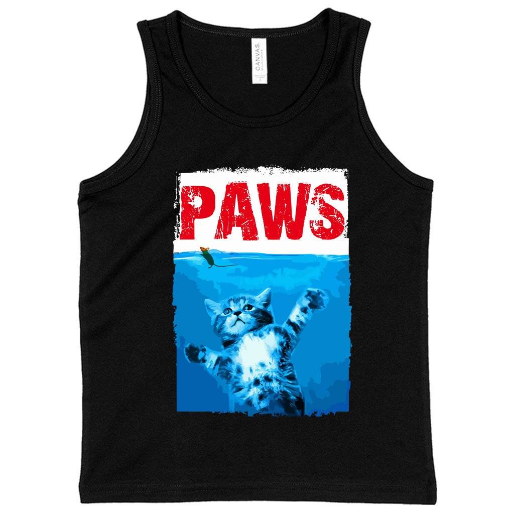81221-dc994f.jpeg Kids' Paws Funny Tank - Paws Tank Kids & Baby Kids' Clothing Color : Neon Pink|Black|Neon Blue