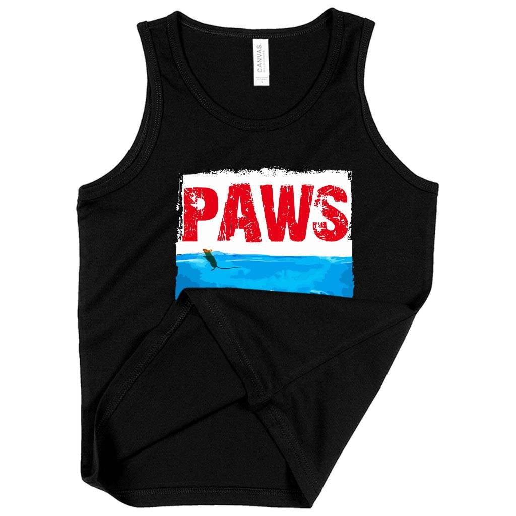 81221-fbf214.jpeg Kids' Paws Funny Tank - Paws Tank Kids & Baby Kids' Clothing Color : Neon Pink|Black|Neon Blue
