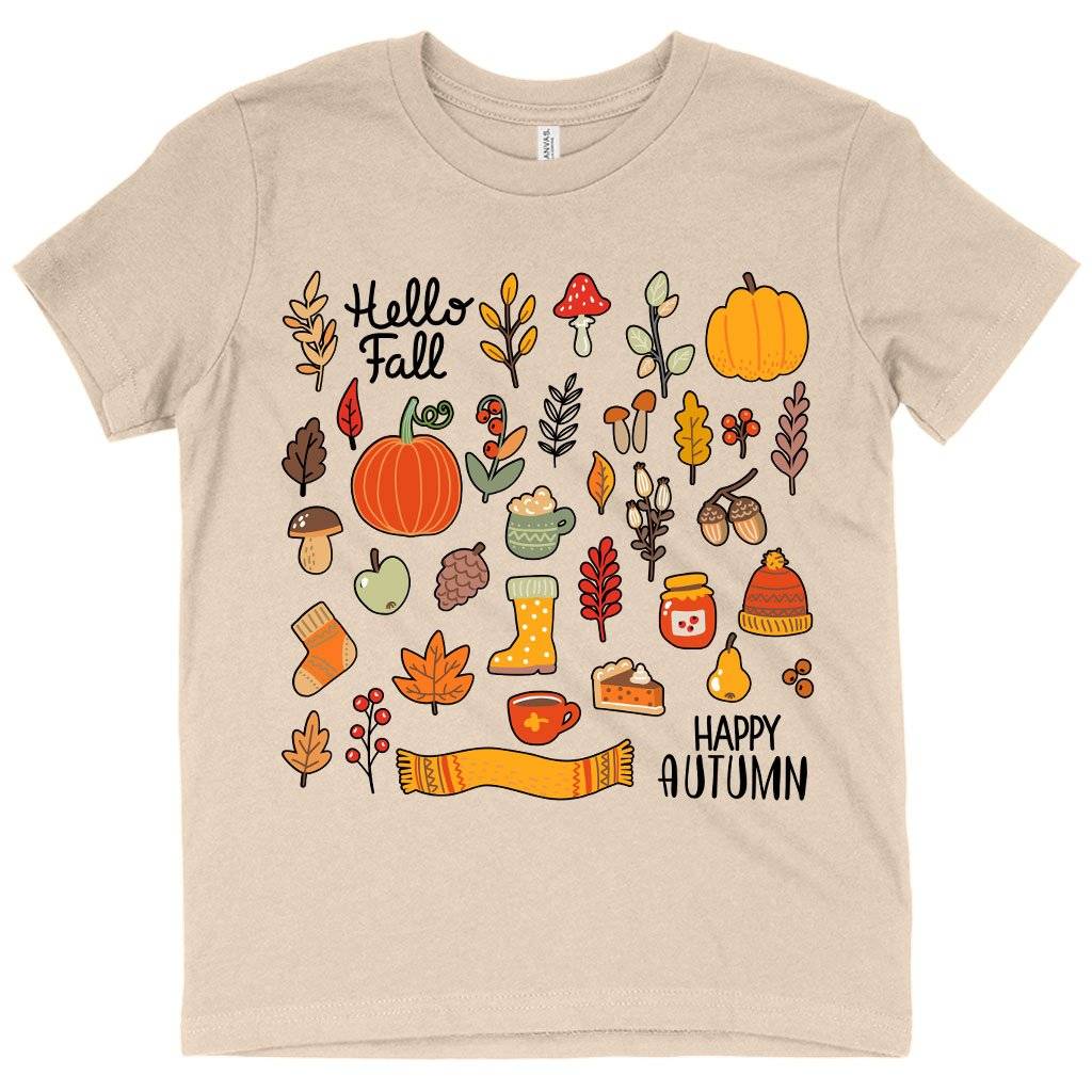 81355-43b154.jpeg Kids' Autumn T-Shirt - Fall Themed T-Shirts Kids & Baby Kids' Clothing Color : Mustard|Natural|Black