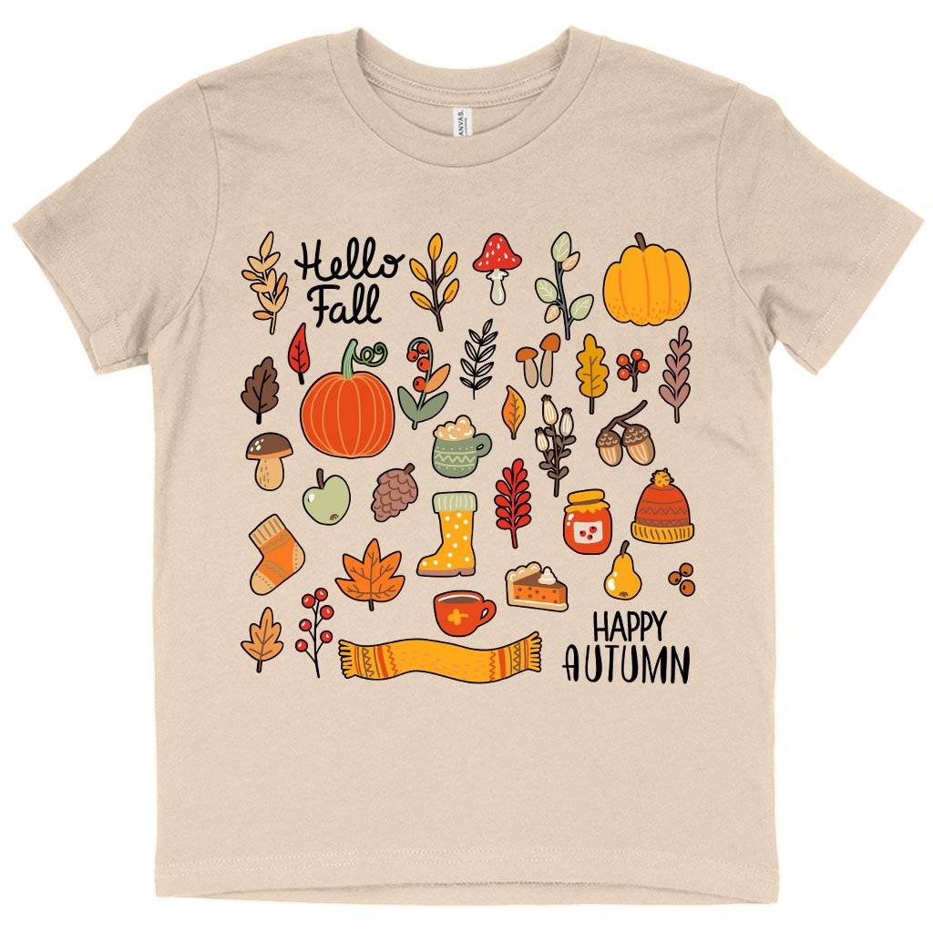 81355-a345a3.jpeg Kids' Autumn T-Shirt - Fall Themed T-Shirts Kids & Baby Kids' Clothing Color : Mustard|Natural|Black
