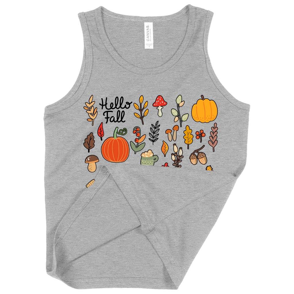 81357-374e63.jpeg Kids' Autumn Tank - Fall Themed Tanks Kids & Baby Kids' Clothing Color : Neon Blue|Black|Athletic Heather