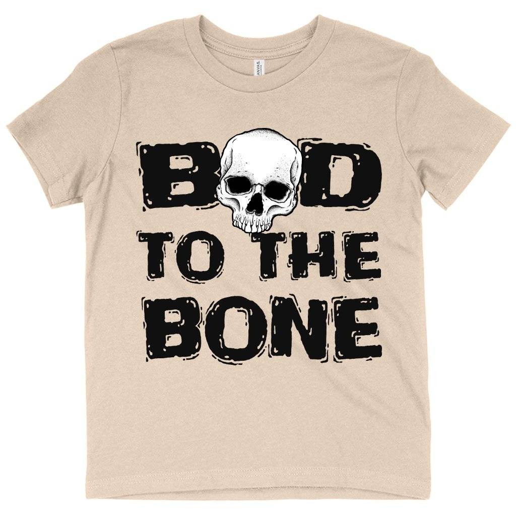 81364-07dd75.jpeg Kids' Bad to the Bone T-Shirt - Grapic Tee Shirts Kids & Baby Kids' Clothing Color : White|Natural|Black