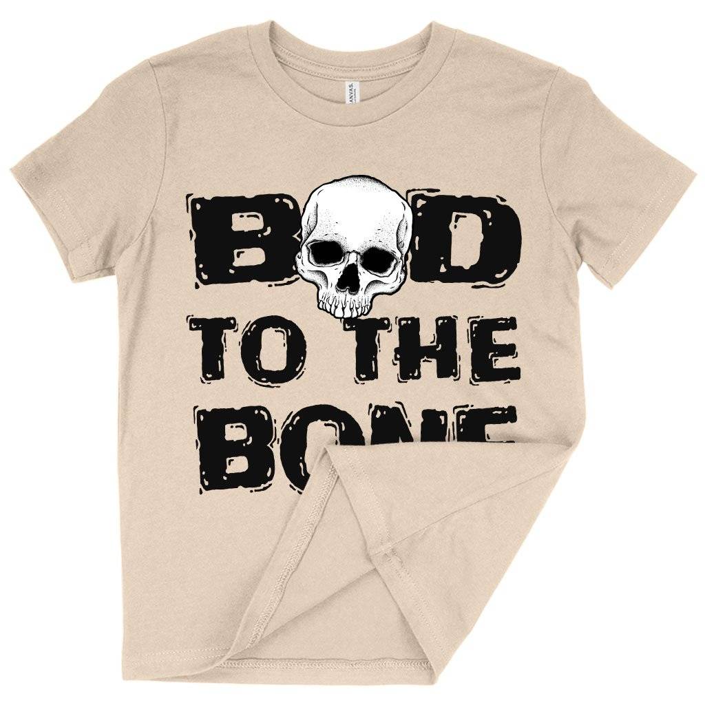 81364-560ab0.jpeg Kids' Bad to the Bone T-Shirt - Grapic Tee Shirts Kids & Baby Kids' Clothing Color : White|Natural|Black