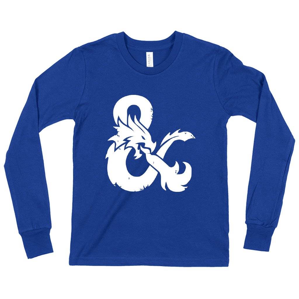 81368-6a4213.jpeg Kids' Dragon Ampersand Long Sleeve T-Shirt Kids & Baby Kids' Clothing Color : White|Black|True Royal Blue
