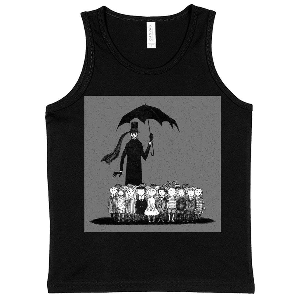 81504-05a90f.jpeg Kids' Edward Gorey Tank - Gothic Tank Kids & Baby Kids' Clothing Color : Athletic Heather|White|Black