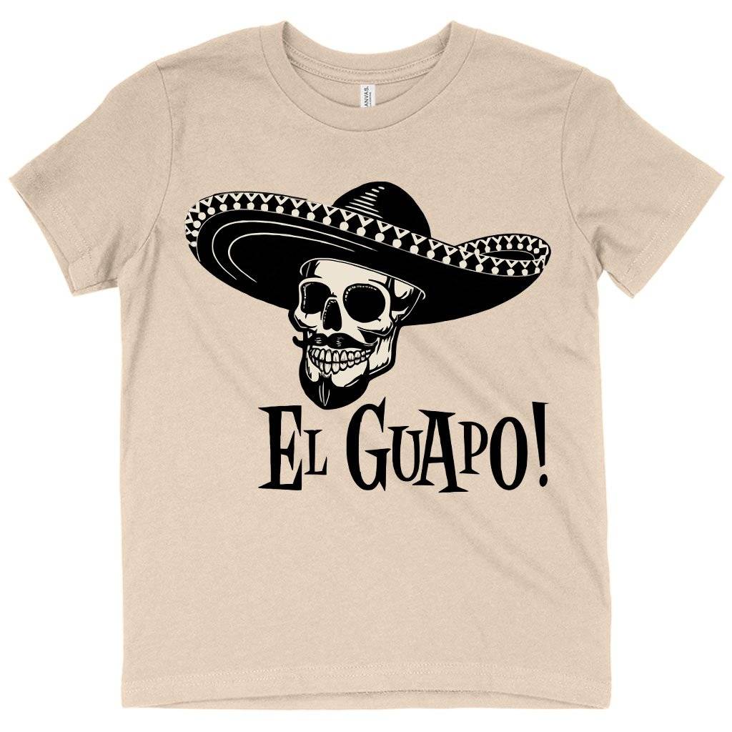 81537-4294c7.jpeg Kids' El Guapo T-Shirt - Retro T-Shirt Kids & Baby Kids' Clothing Color : White|Natural|Mustard