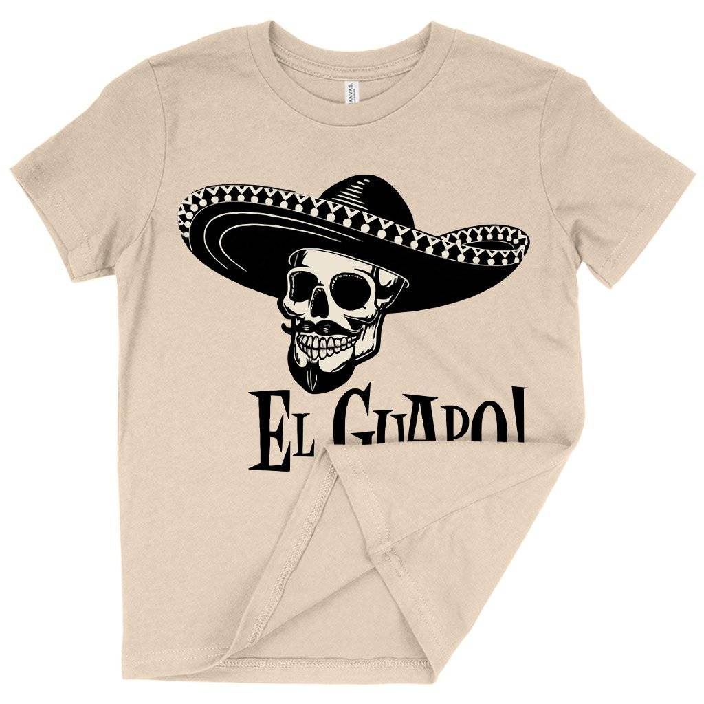 81537-dbc5fc.jpeg Kids' El Guapo T-Shirt - Retro T-Shirt Kids & Baby Kids' Clothing Color : White|Natural|Mustard