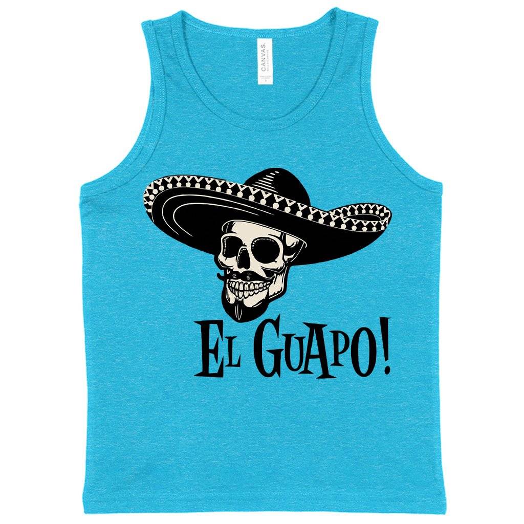 81542-1bdd77.jpeg Kids' El Guapo Tank - Retro Tank Kids & Baby Kids' Clothing Color : Neon Pink|Neon Blue|Athletic Heather