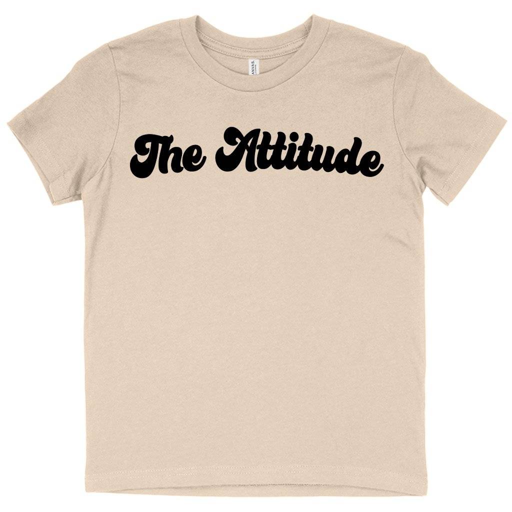 81823-45d8bf.jpeg Kids' The Attitude T-Shirt - Attitude Clothing Kids & Baby Kids' Clothing Color : Heather Red|Columbia Blue|Natural