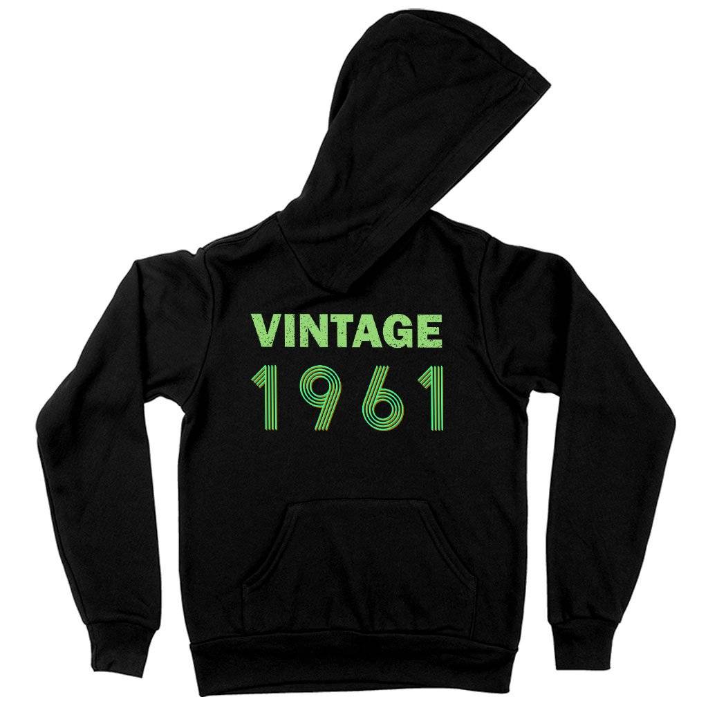 81836-e503d8.jpeg Kids' Sponge Fleece Vintage 1961 Hoodie Kids & Baby Kids' Clothing Color : Athletic Heather|Black|Military Green