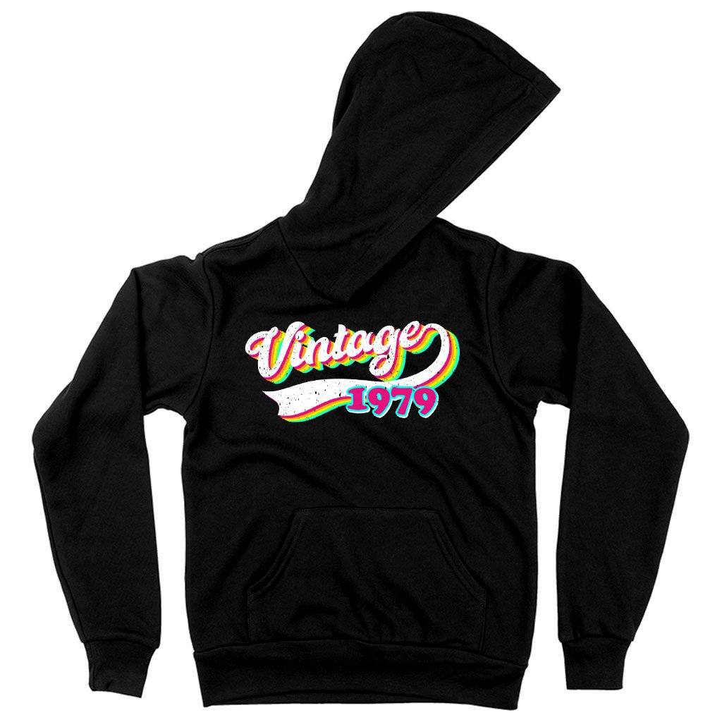 81875-f347b9.jpeg Kids' Sponge Fleece Vintage 1979 Hoodie Kids & Baby Kids' Clothing Color : Athletic Heather|Dark Gray Heather|Black