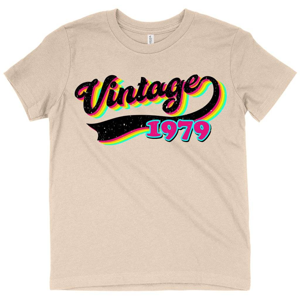 81876-66c3b5.jpeg Kids' Vintage 1979 T-Shirt Kids & Baby Kids' Clothing Color : White|Natural|Black