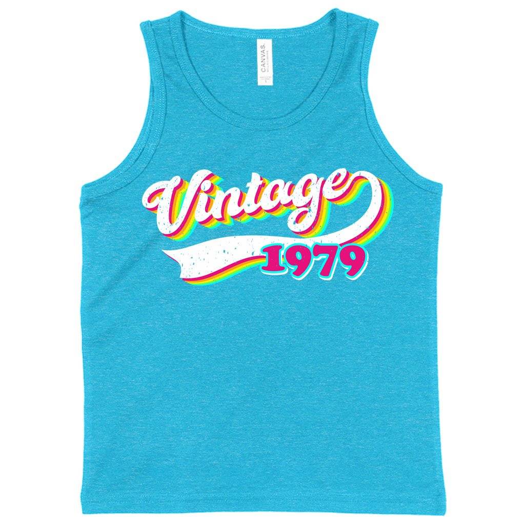 81878-48d693.jpeg Kids' Vintage 1979 Tank Kids & Baby Kids' Clothing Color : White|Neon Blue|Black